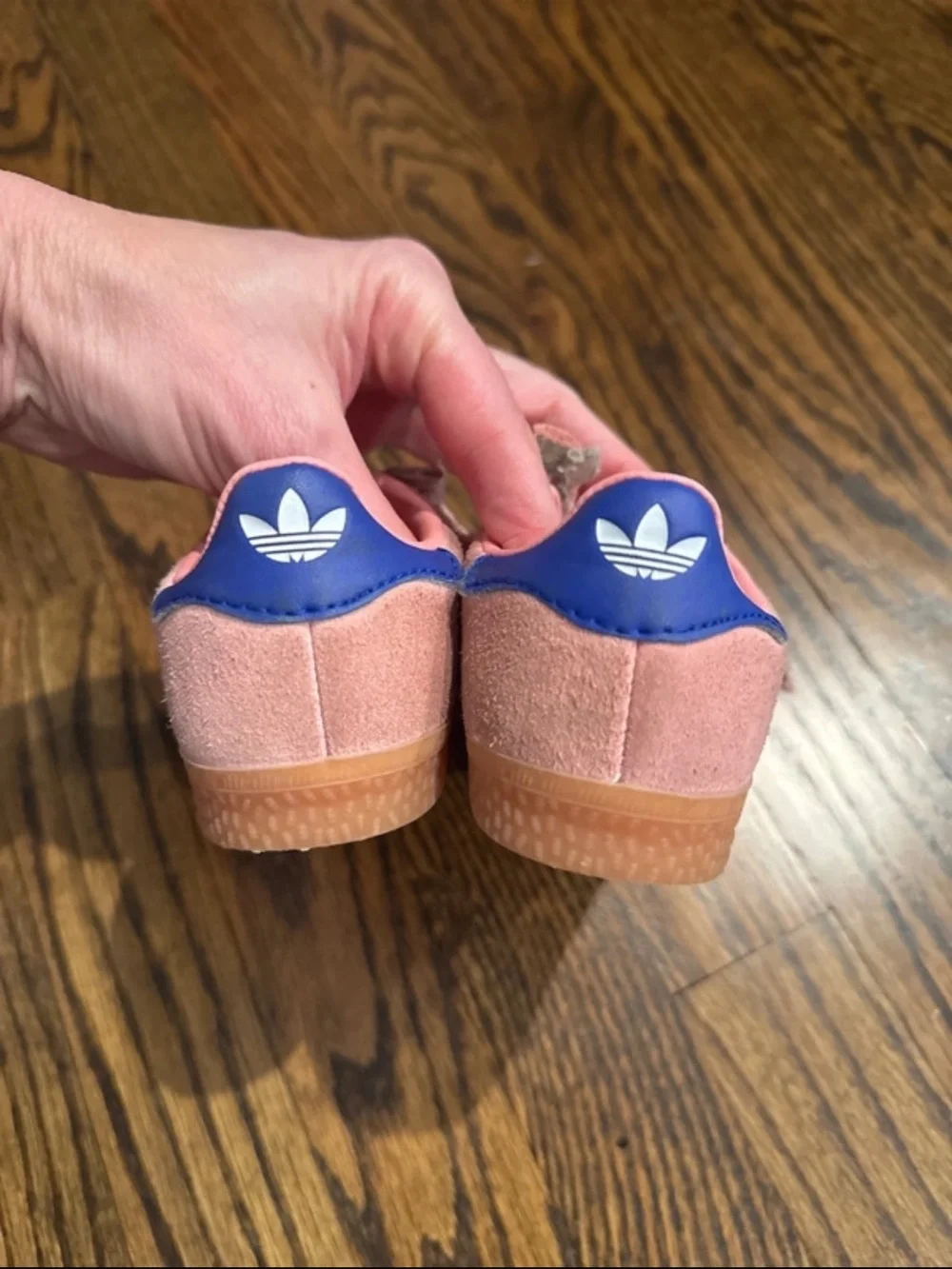Adidas Kids Gazelle Pink & Blue Shoe